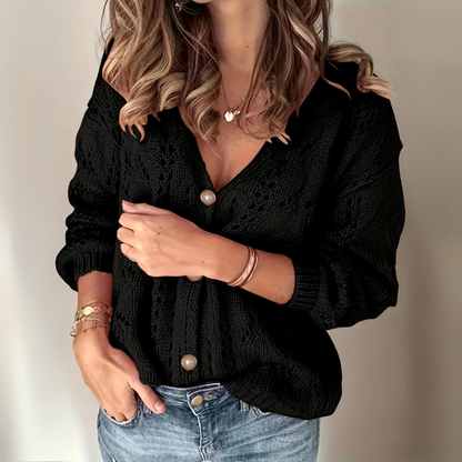 Manuela - Pull en maille avec boutons