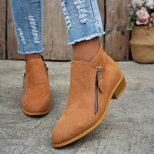 Ambreline – Bottines orthopédiques en cuir