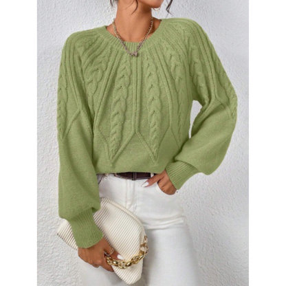 Ivonne - Pull élégant à motif tressé