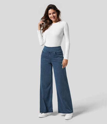Evie - Pantalon Taille Haute