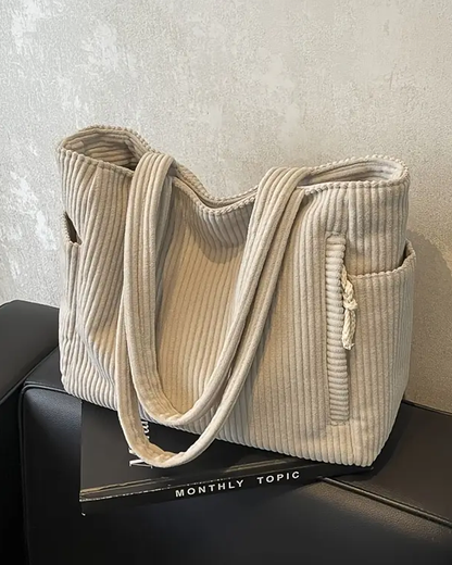 Tilda – Ribbed Tote Bag