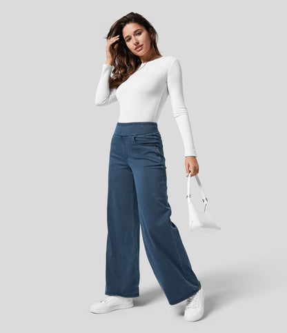 Evie - Pantalon Taille Haute