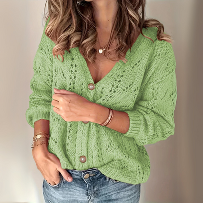 Manuela - Pull en maille avec boutons