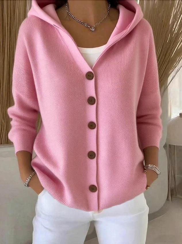 Felicia - Trendy Hooded Cardigan