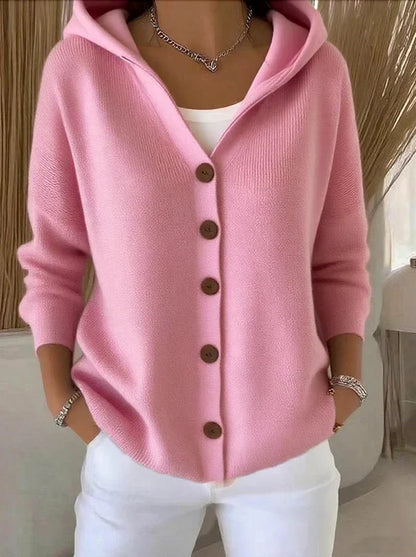 Felicia - Trendy Hooded Cardigan