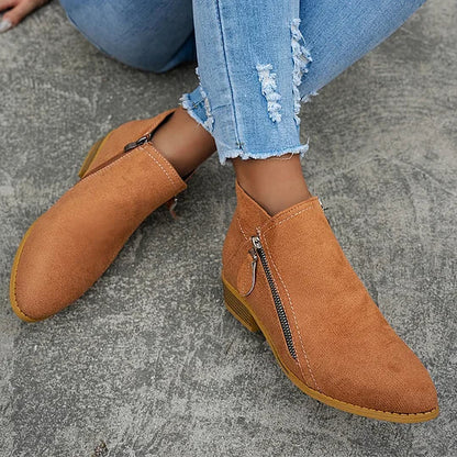 Ambreline – Bottines orthopédiques en cuir