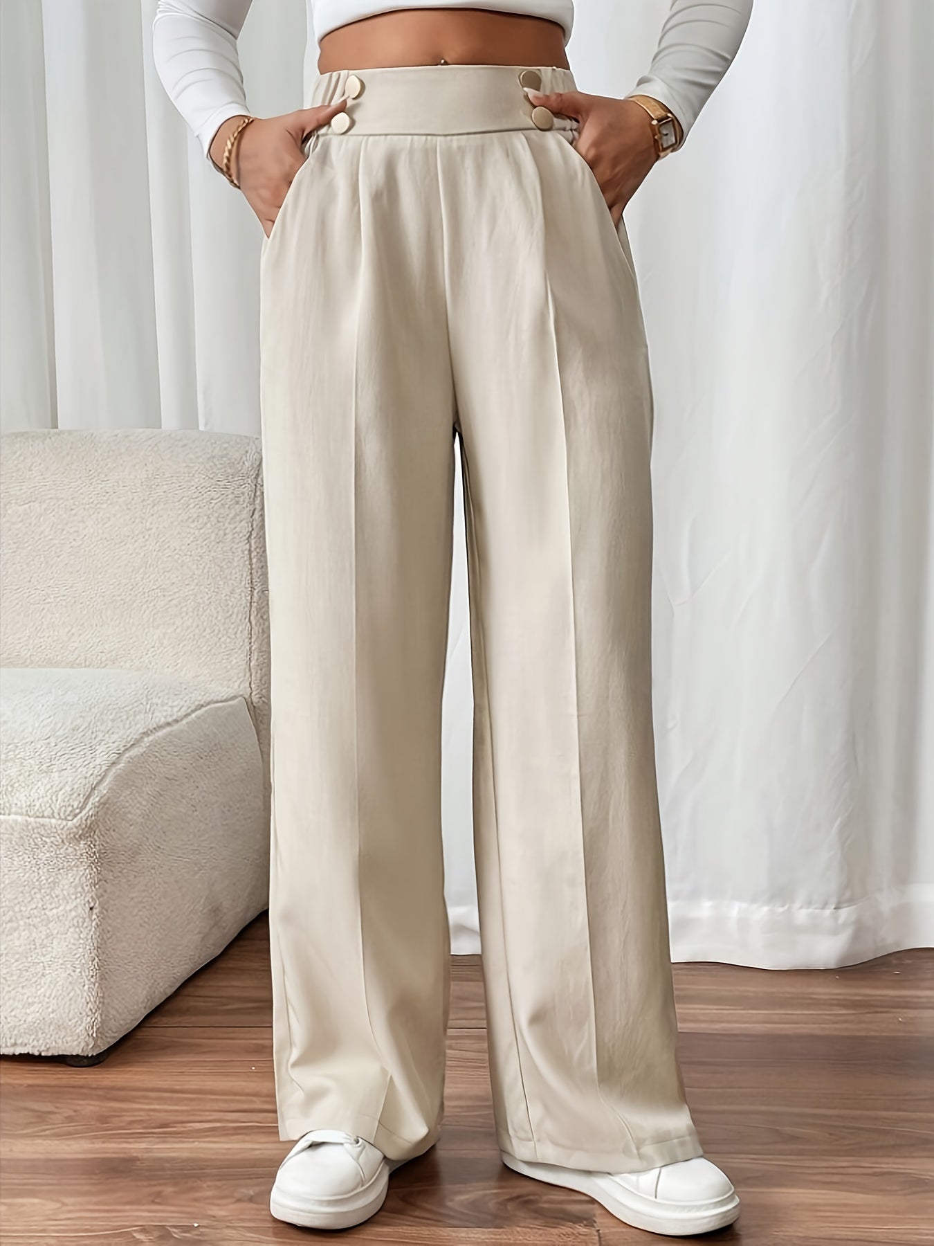 Arya - Pantalon Taille Haute