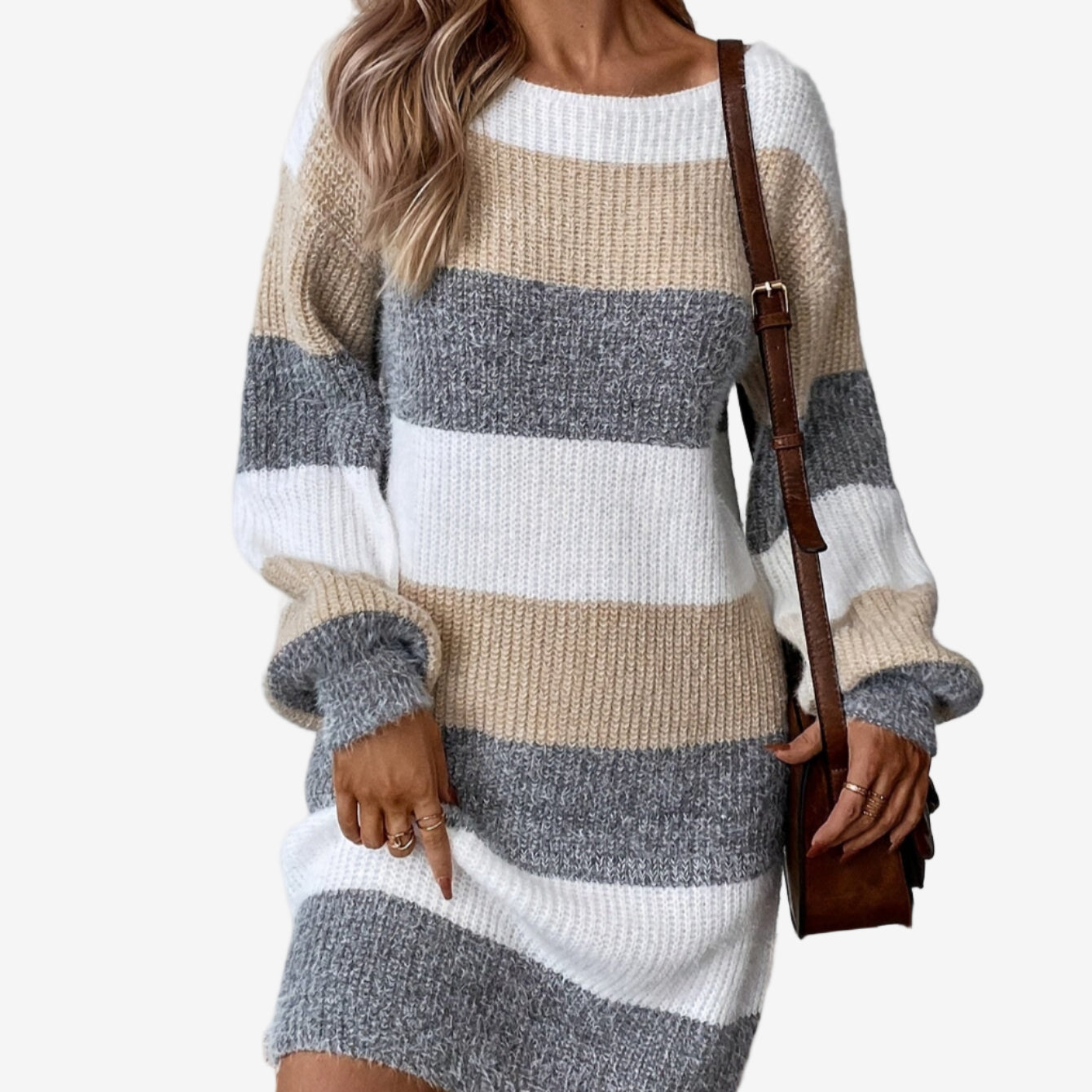 Terni - Robe Pull Rayée