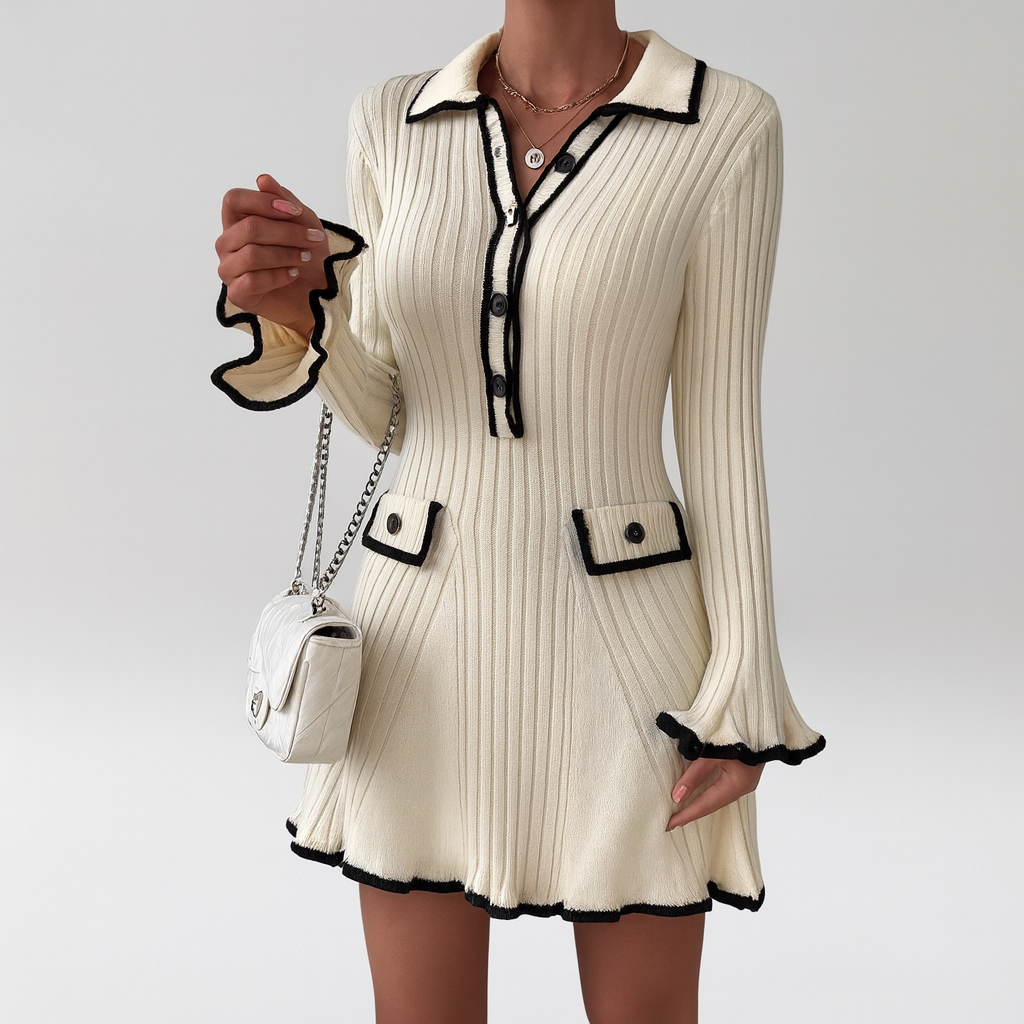 Parma - Robe Pull en Structurée