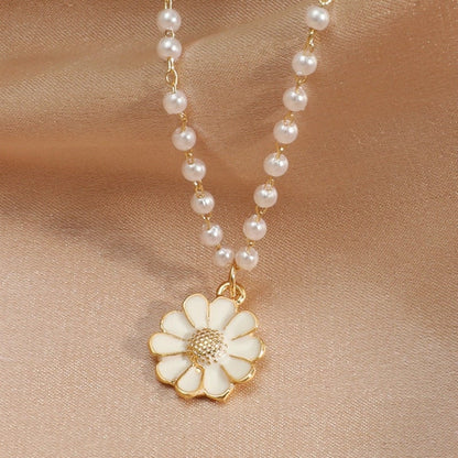 Marguerite - Collier pendentif
