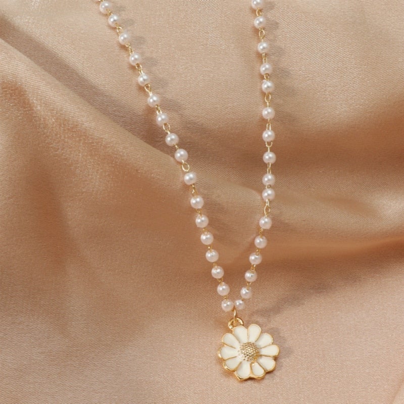 Marguerite - Collier pendentif