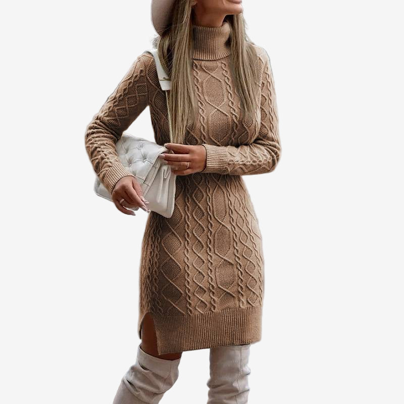 Marsala - Robe Pull Torsadée