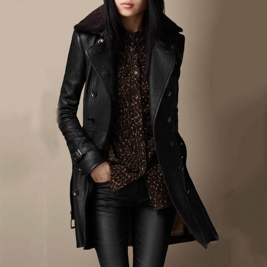 Victoria – Leather Coat