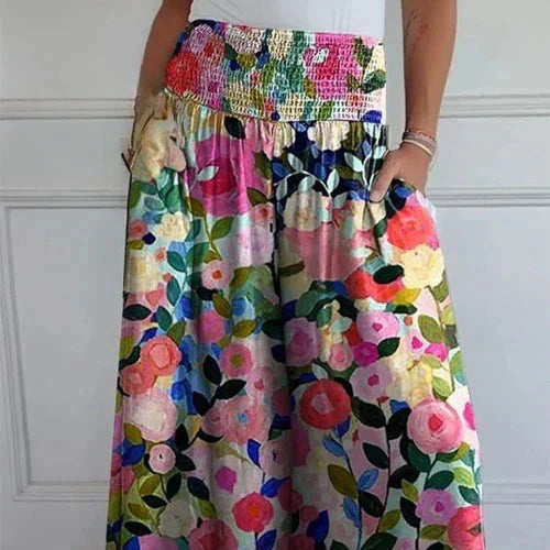 Annita - pantalon ample taille haute