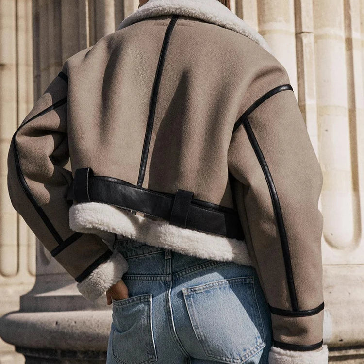 Valentina – Veste Polyvalente en Coton Kaki