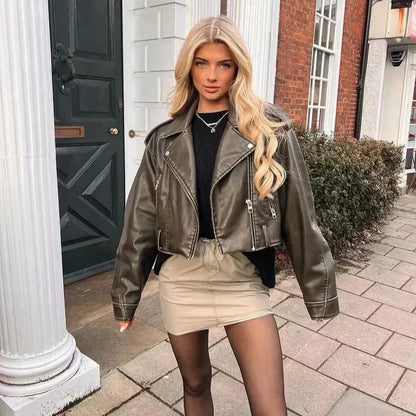 Auvrelle - Veste en cuir