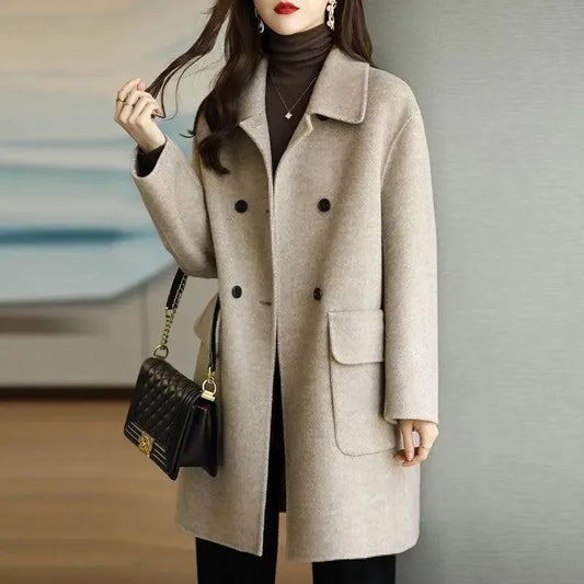 Sofia - Long Wool Coat