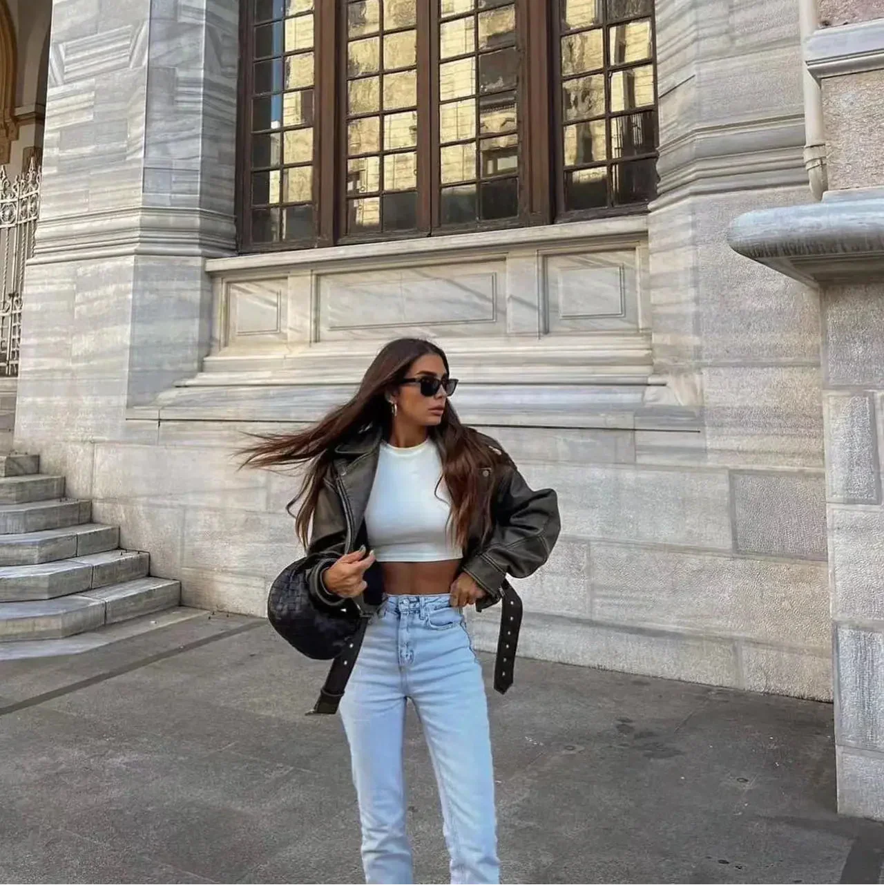 Auvrelle - Veste en cuir