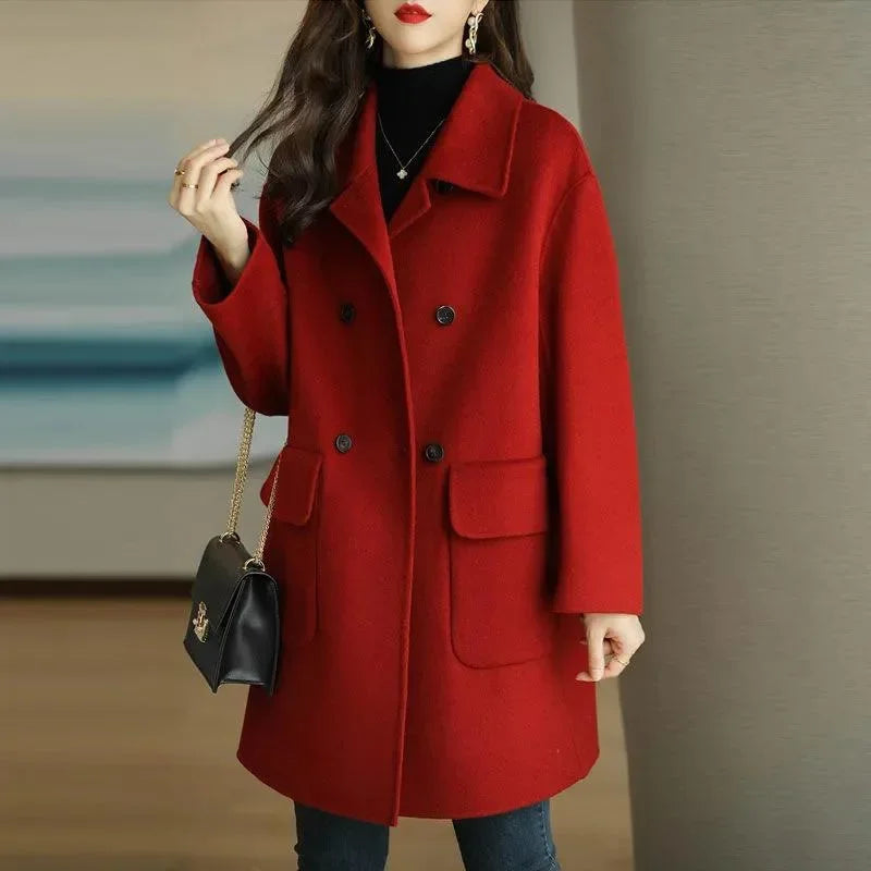 Sofia - Long Wool Coat