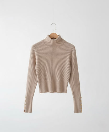Amandine - Pull à col montant