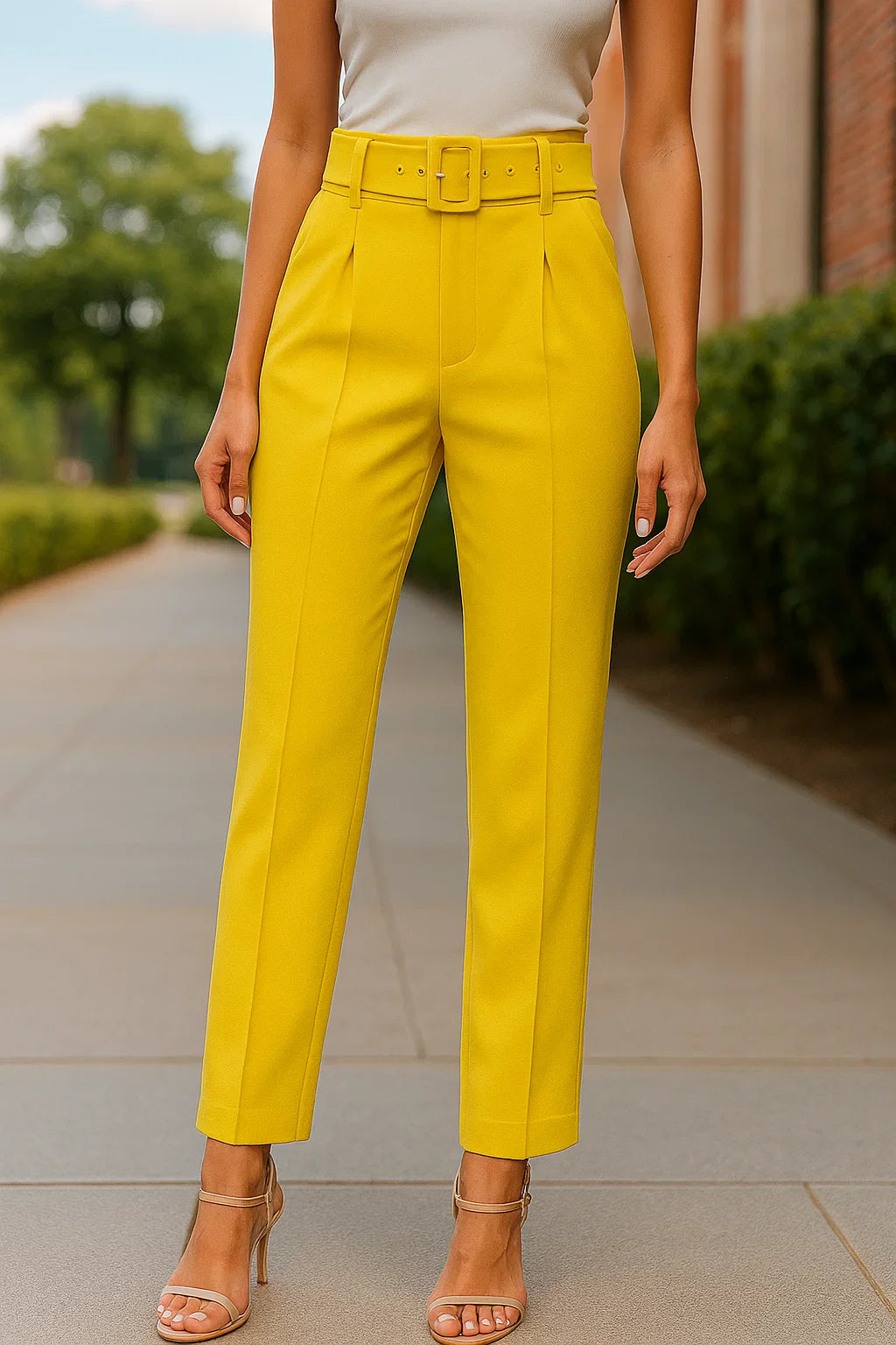 Milano - Pantalon taille haute