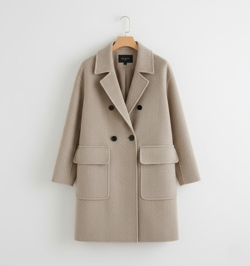 Sofia - Long manteau en laine
