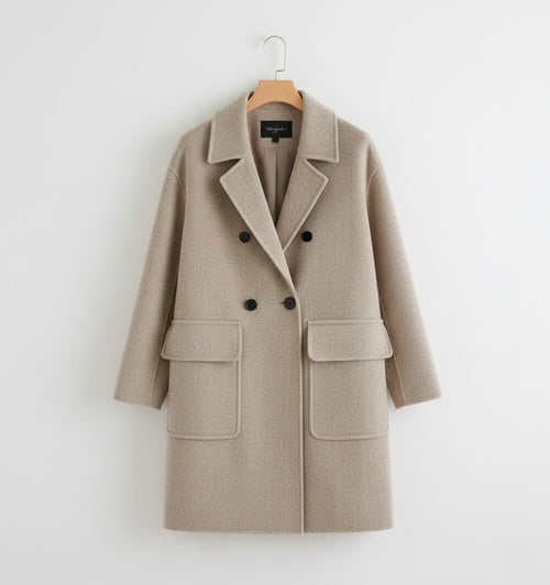 Sofia - Long manteau en laine