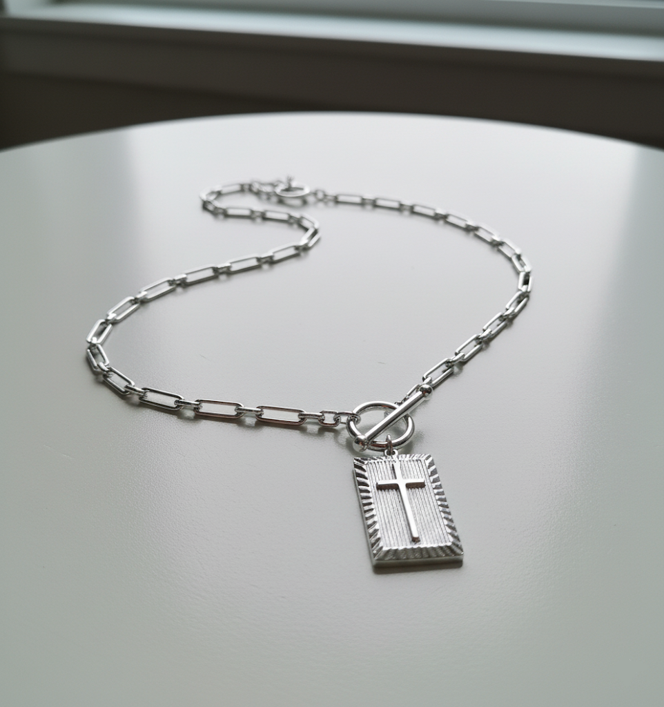 Cross Pendant Chain Necklace