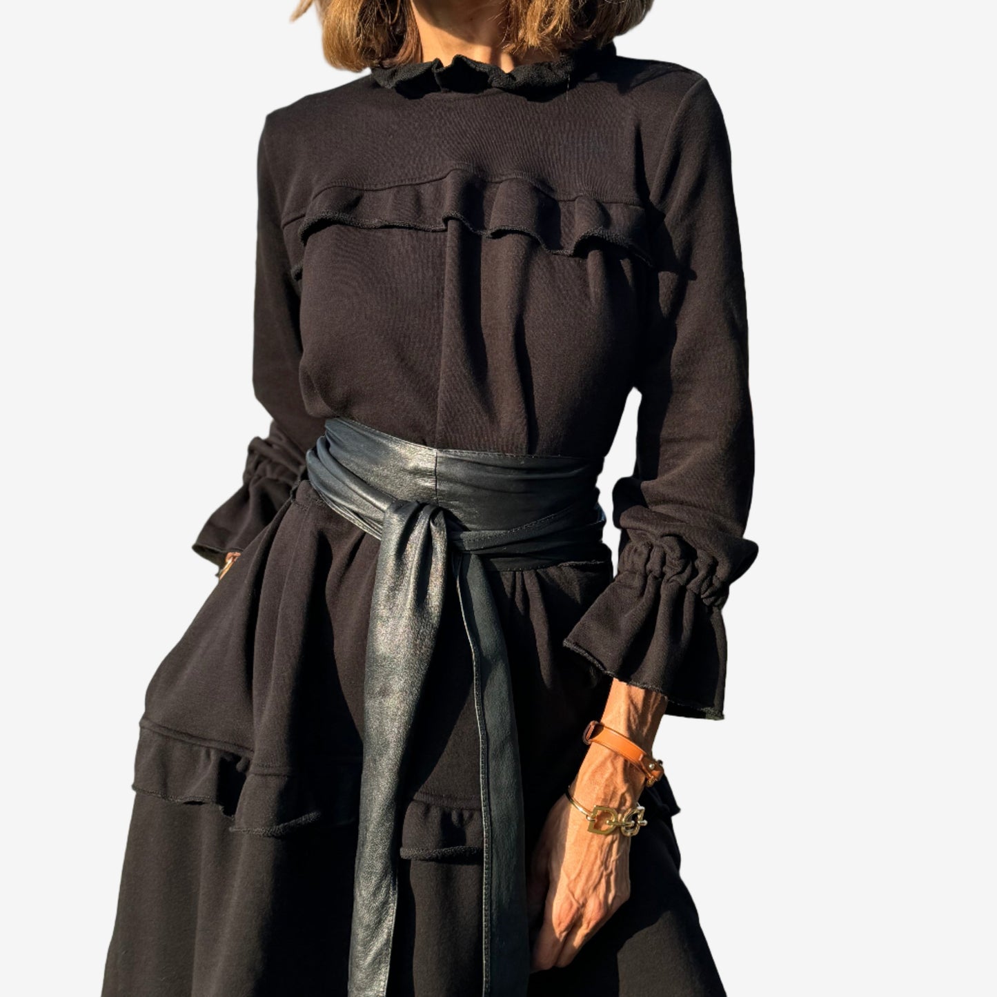 Bari - Robe Midi à Volants