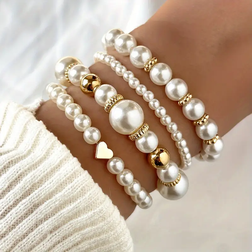 Ensemble de bracelets en perles