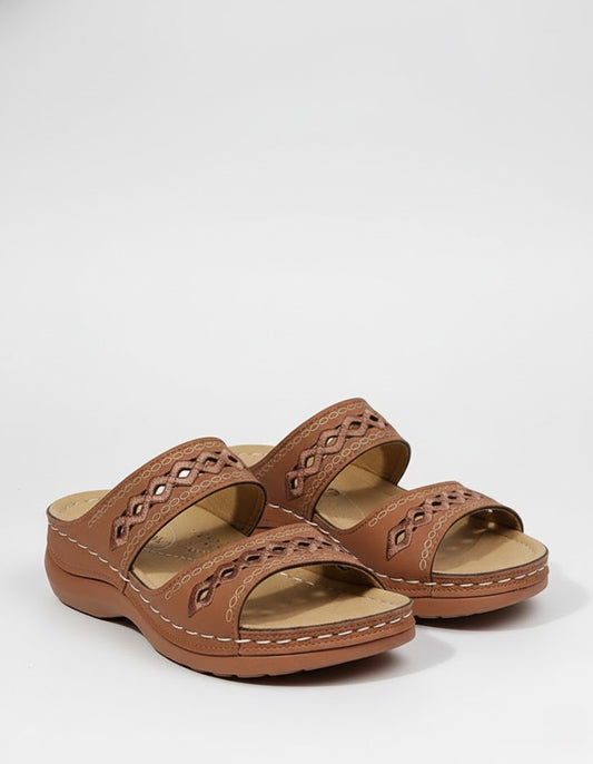 Mila - Sandales à Plateforme de Couleur Unie