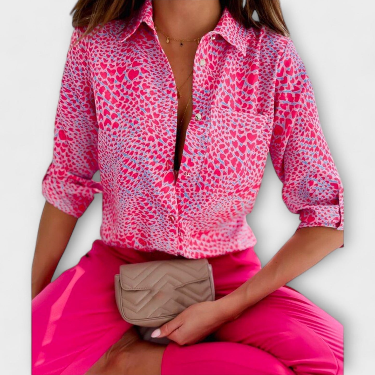 Vera - Blouse à col classique