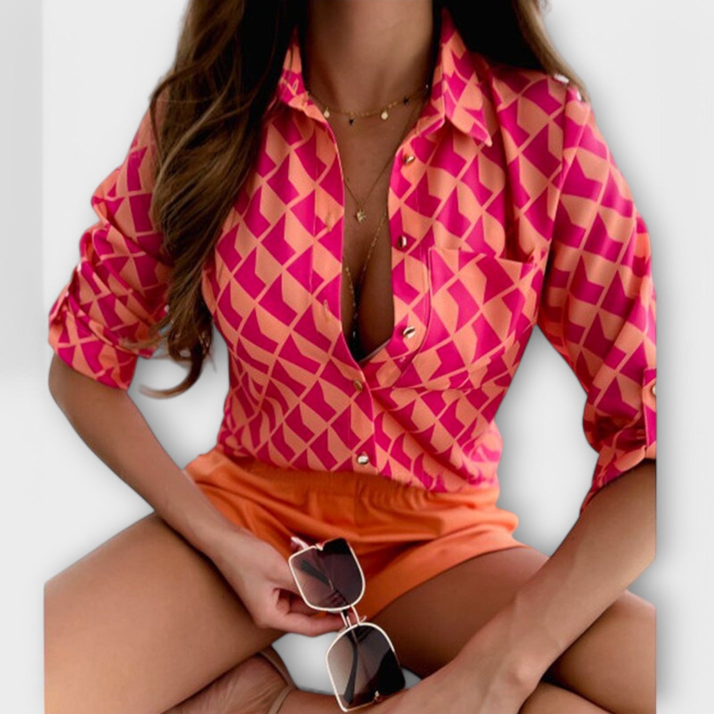 Vera - Blouse à col classique